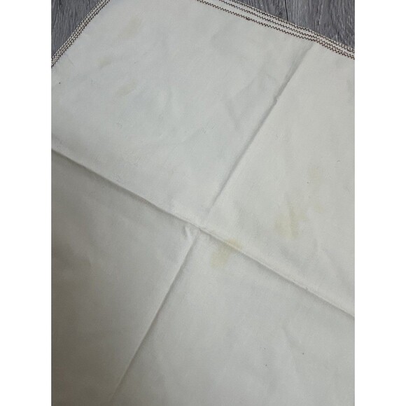 Set Of 9 Vintage Cloth Napkins With Acorn Fall Leaf Appliqué 16” Square Stained - Picture 8 of 10